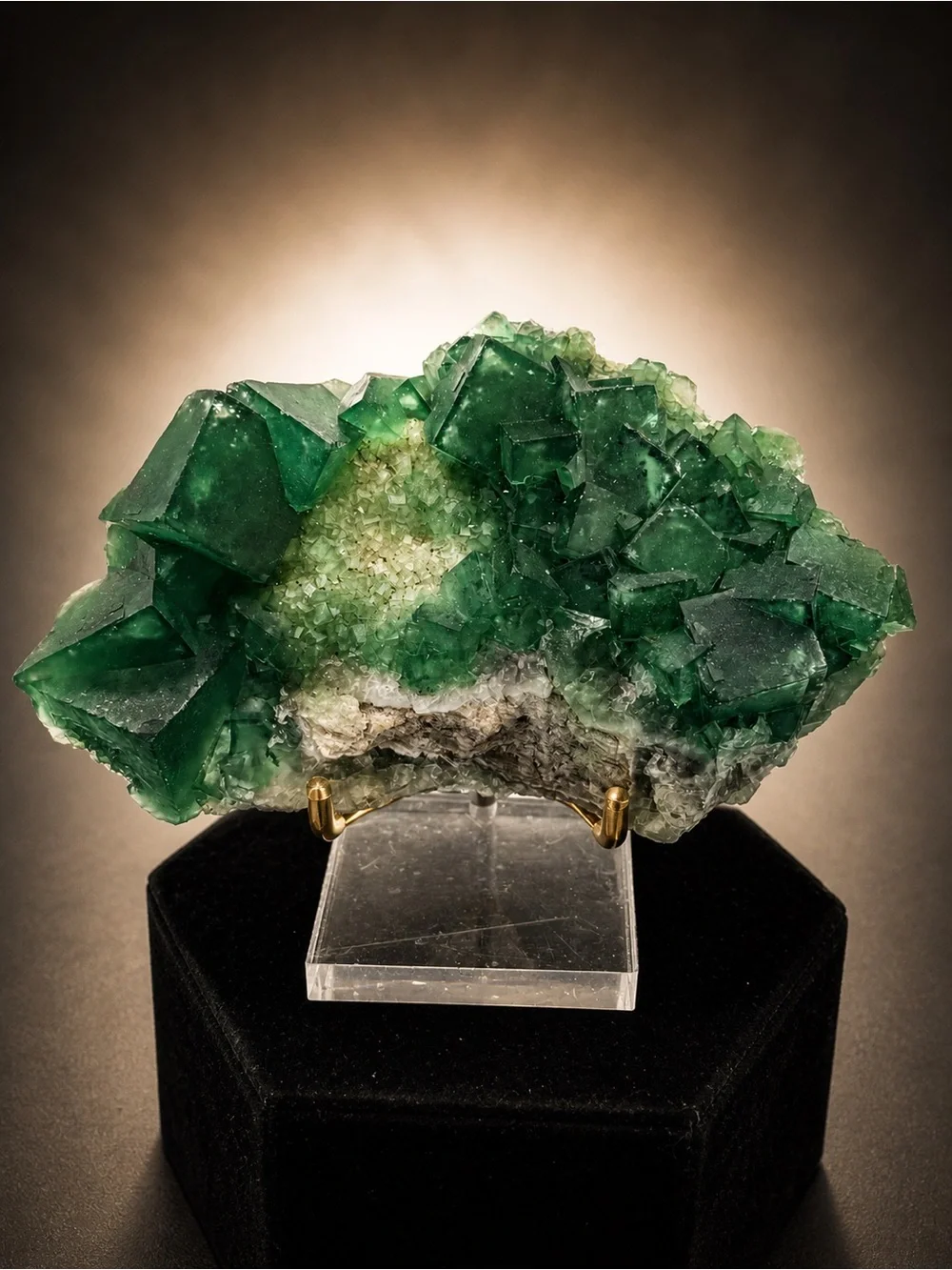 Green Fluorite Cluster (Hunan, China)